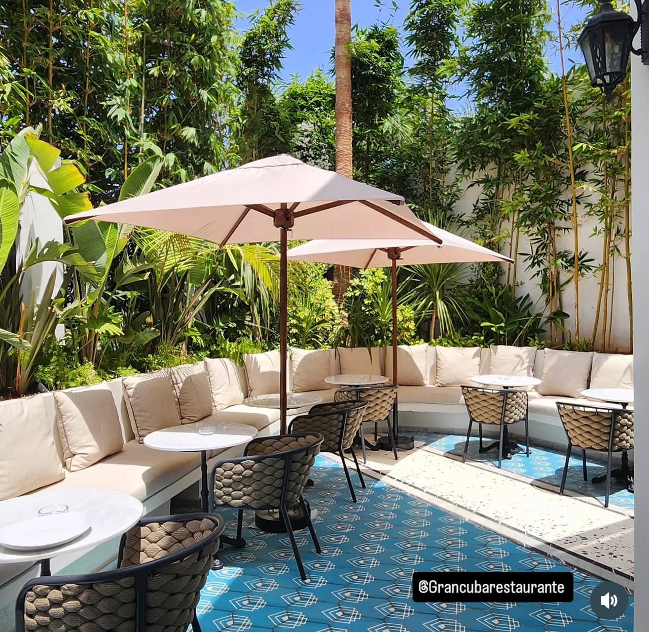 Le patio de Gran Cuba en journée